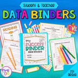 Editable 1st Grade Student & Teacher Data Tracking Binder 