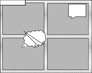 Preview of 2 Comic Strips Templates(Editable and fillable resource)