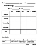 Editable 20 Day Math Strategy Pack