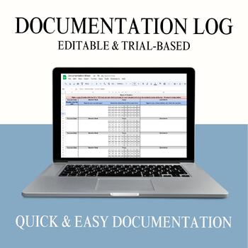 Preview of Editable 50 & 100 Trials Documentation Log