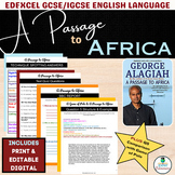 Editable A Passage to Africa Slides, Activities & Model Answers