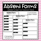 Editable Absent Forms