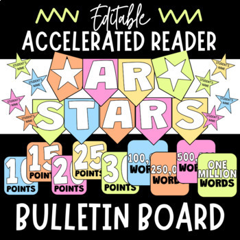 Preview of Editable Accelerated Reader Interactive Bulletin Board