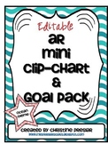 Editable Accelerated Reader Mini Clip-Chart and Goal Pack 