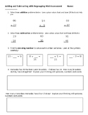 Editable Adding and Subtracting with Regrouping Assessment