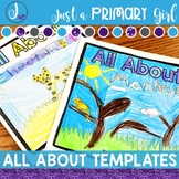 Editable All About Book Templates