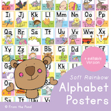 Editable Alphabet Posters for the Classroom