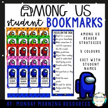 among us bookmark teaching resources teachers pay teachers