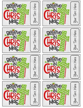 Editable Angels and Crosses Christmas Gift Tags by Teacher Crafted Studio