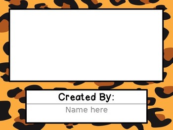 Preview of Editable Animal Facts Presentation Template