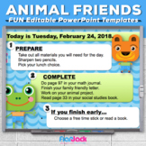 Editable Animal Friends PowerPoint Templates