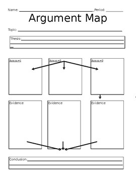 Preview of Editable Argument Analysis Worksheet