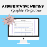 Editable Argumentative Writing Graphic Organizer: Ready-to