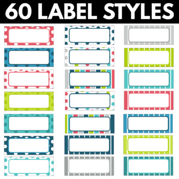 Editable Avery Labels - #5160 (1