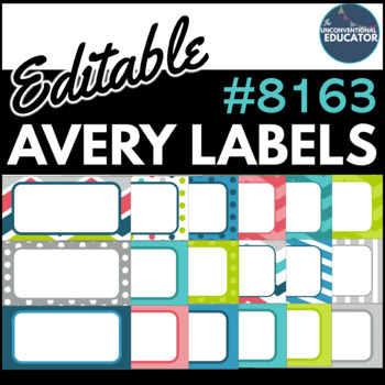 avery 8163 template for mac