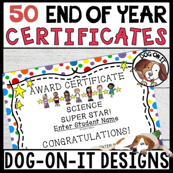 Preview of Editable Awards and Certificates