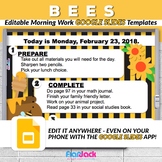 Editable BEES GOOGLE SLIDES Templates