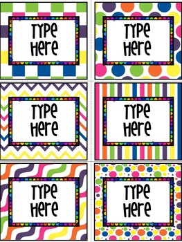 Preview of Editable Back To School Gift Tags First Week Of School Labels  |  Desk Name Tags