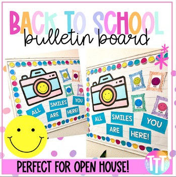 Preview of Editable Back To School/Meet The Teacher Bulletin Board