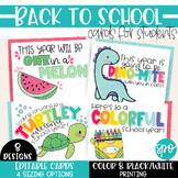 Editable Back-To-School Postcards | Meet the Teacher Open 
