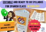 Editable Back-to-School Brochure / Folleto editable para e