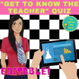 Back to School - Getting to Know the Teacher Digital Activity
