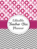 Editable Back to School Planner (Teacher Chic)