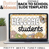 Editable Back to School Slides Templates for Open House or