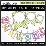 Editable Banner - Bright Colors