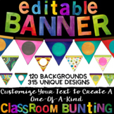 Free Editable Banner & Bunting Flags for Classroom & Offic
