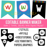 Editable Banner Maker: Create Custom Banners