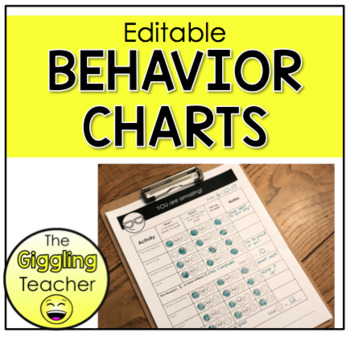 Preview of Editable Behavior Charts & Progress Tracking