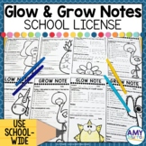 Editable Behavior Notes to Send Home School License | Glow