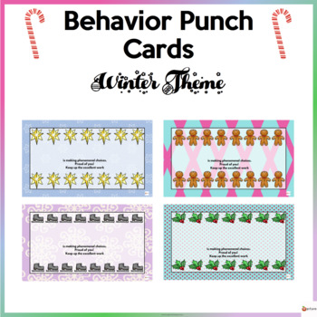 Editable Behavior Punch Cards Music Theme
