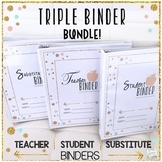Teacher Binder - Editable Teacher Planner - Substitute - S