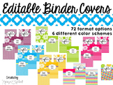 Editable Binder Covers