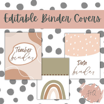 Preview of Editable Binder Covers