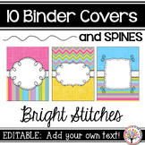 Editable Binder Covers:  Bright Stitches
