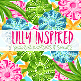 Editable Binder Covers ( Lilly Inspired Set 3 )