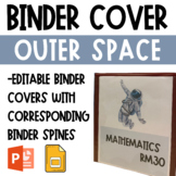 EDITABLE Binder Covers | Outer Space Theme Classroom Decor