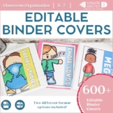 Editable Binder Covers - Over 600 Options