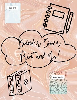 Preview of Editable Binder Covers - Print and Go!