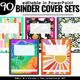 Editable Binder Covers + Spines for Special Education Teac