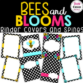Editable Binder Covers and Spines (Bees and Blooms)