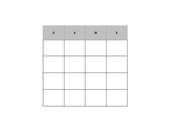 Preview of Editable Bingo Card Generator for Vocabulary