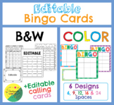 Editable Bingo Cards BUNDLE