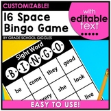 Editable Blank Bingo Board Review Game Template, Card For 