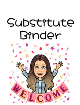 Preview of Editable Bitmoji Substitute Binder