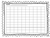 Editable Blank 100's Chart