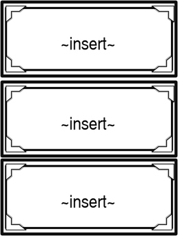 card templates for pages